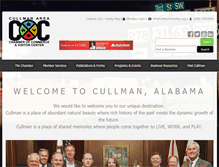 Tablet Screenshot of cullmanchamber.org